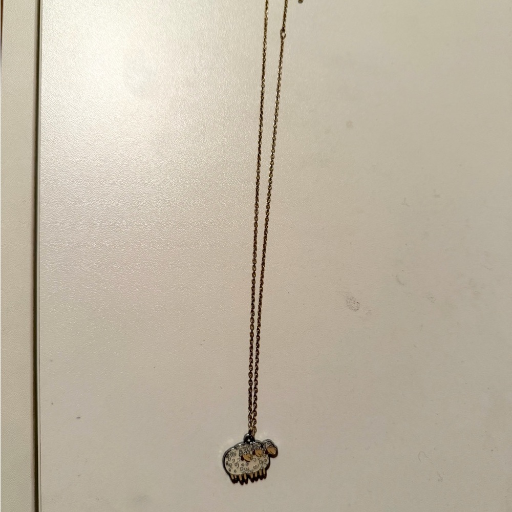 Bo Peep sheep necklace